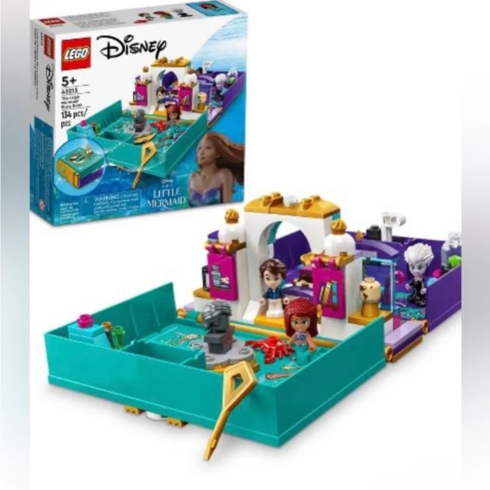 RETIRED LEGO Disney Princess: The Little Mermaid Movie Story Book (43213)